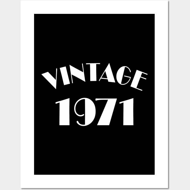 50th Birthday Aniversary Vinatage Wall Art by HiDearPrint